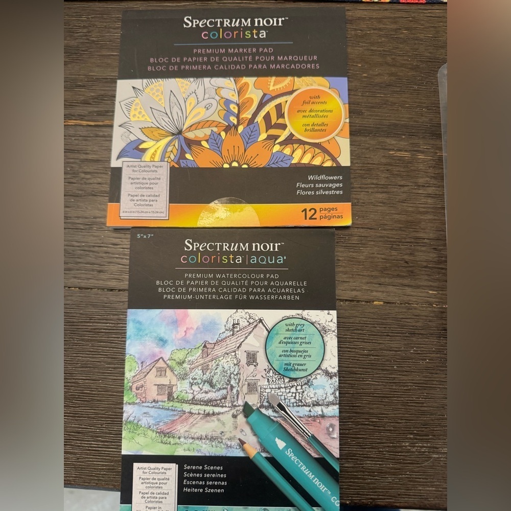 Spectrum Noir Colorista Marker and Watercolor Pad Set